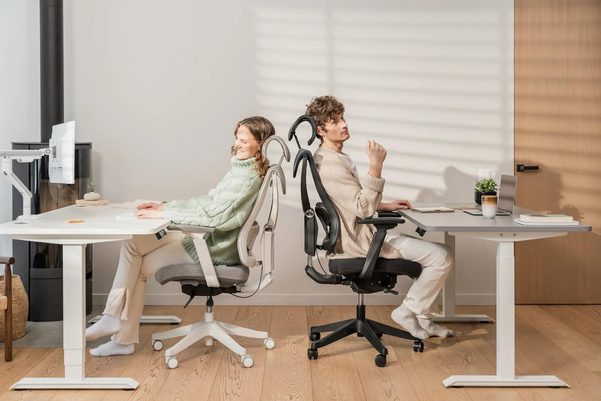 Ghế công thái học được thiết kế nhằm hỗ trợ tư thế ngồi tự nhiên của cơ thể